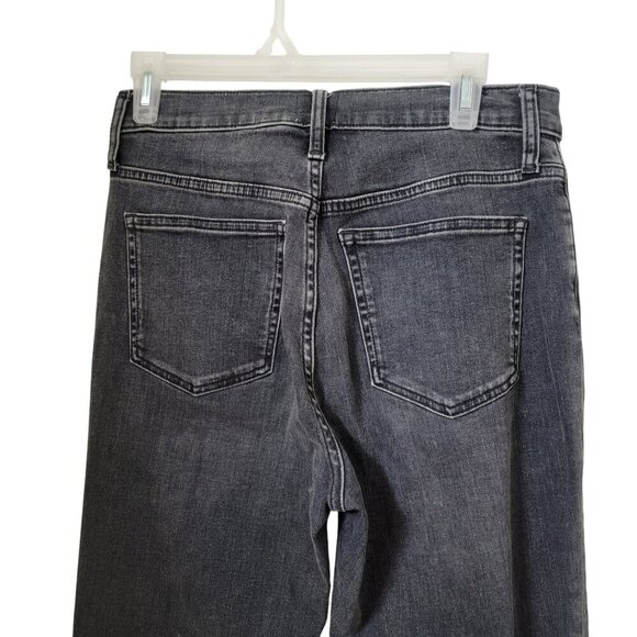 J. Crew Size 29 Washed Black Curvy Full Length Demi Boot Denim Jeans, NWOT - Picture 4 of 15